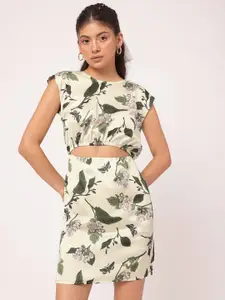 DressBerry Cut-Out Bodycon Mini Dress