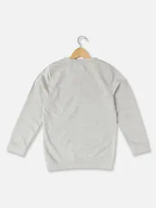 Allen Solly Junior Boys Solid Round Neck Cotton Tshirt