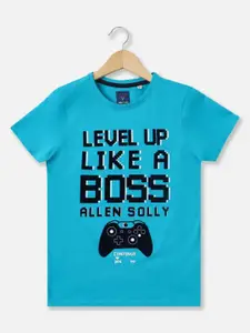 Allen Solly Junior Boys Printed Round Neck Cotton Tshirt