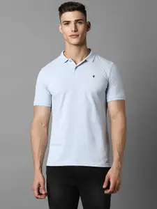 Louis Philippe Sport Men Solid Polo Collar Cotton Slim Fit Tshirt