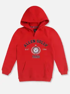 Allen Solly Junior Boys Printed Hooded Sweatshirt