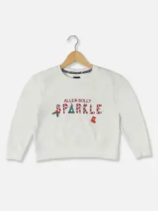 Allen Solly Junior Girls Printed Sweatshirt