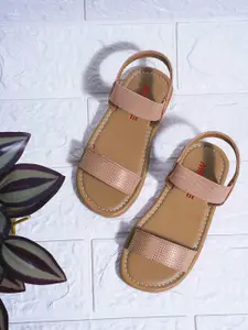 Minesole Girls Embellished Open Toe Flat