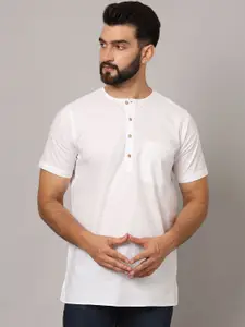 Latest Chikan Garments Henley Neck Straight Kurta