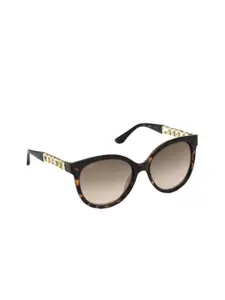 GUESS Women Full Rim Cateye Sunglasses with UV Protected Lens