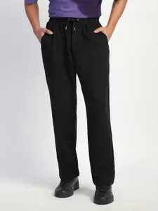 THE BEAR HOUSE Men Mid-Rise Straight Fit Trousers