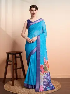 RACHNA Ethnic Motifs Zari Woven Ready to Wear Saree