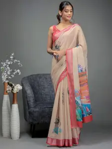 RACHNA Floral Zari Ready to Wear Saree
