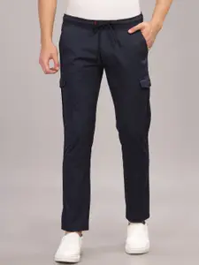 PAUL STREET Men Smart Slim Fit Cargos