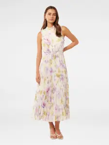 Forever New Floral Print Fit & Flare Midi Dress