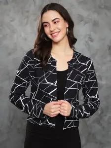 TANDUL Geometric Printed Shrug