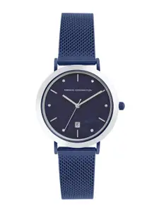 French Connection Women Alloy Dial & Stainless Steel Bracelet Strap Analogue Watch FCP51UM