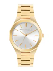 French Connection Women Alloy Dial & Stainless Steel Bracelet Strap Analogue Watch FCP49GM