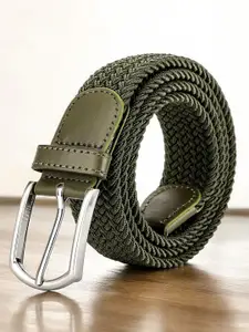 The Roadster Lifestyle Co. Men Braided Tang Closure Belt