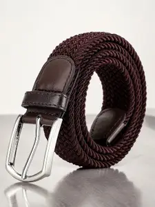 The Roadster Lifestyle Co. Men Braided Tang Closure Belt