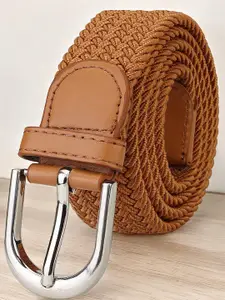 The Roadster Lifestyle Co. Men Braided Tang Closure Belt