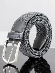 The Roadster Lifestyle Co. Men Braided Tang Closure Belt