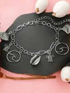 OOMPH Oxidised Single Anklet