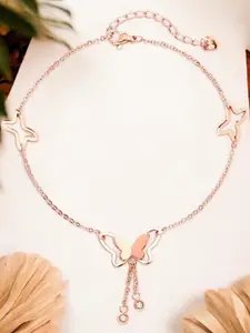 OOMPH Gold Plated Single Anklet