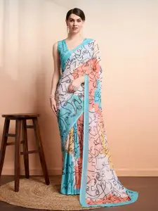 RACHNA Women Pure Georgette Saree