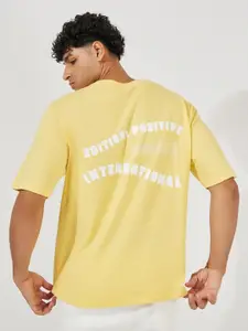 Styli Men Puff Printed Compact Jersey Cotton Oversized T-shirt