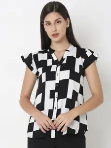 NOT SO PINK Women Smart Opaque Printed Casual Shirt