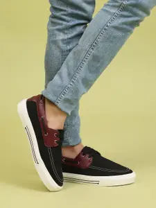 yoho Men Sailor Breathable Canvas Boat Shoes