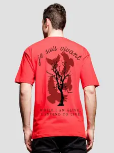 ADRO Men Typography Printed T-shirt