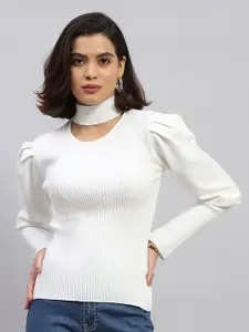 Monte Carlo Women Cable Knit Woollen Pullover