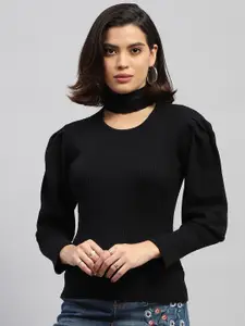 Monte Carlo Women Ribbed Woollen Pullover