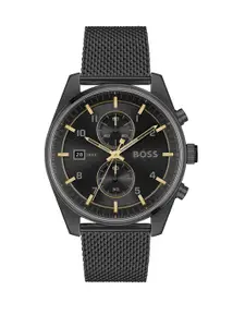 BOSS Men Bracelet Style Straps Analogue Chronograph Watch 1514150