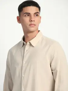 THE BEAR HOUSE Men Slim Fit Opaque Casual Shirt