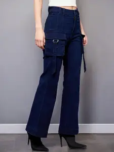 Miss Chase Women Bootcut High-Rise Stretchable Jeans