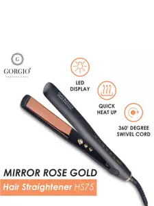 GORGIO PROFESSIONAL Mirror Rose Gold Hair Straightener HS75