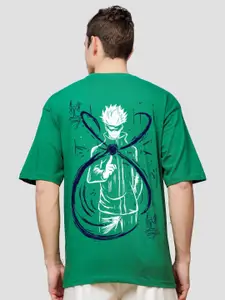 ADRO Men Printed Applique T-shirt