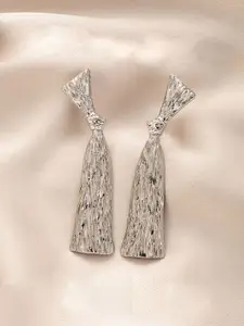 Niscka Silver-Plated Drop Earrings