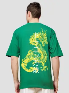 ADRO Men Printed Applique T-shirt