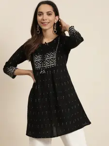 KALINI Geometric Printed Kurti