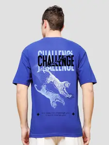 ADRO Men Printed Applique T-shirt