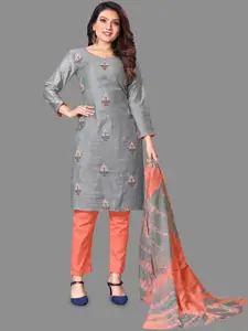 LADY SHOPI Embroidered Unstitched Dress Material