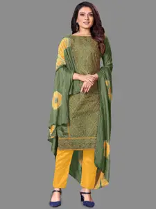 LADY SHOPI Embroidered Unstitched Dress Material
