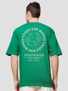 ADRO Men Typography Printed T-shirt