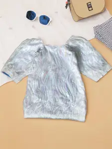 Bella Moda Girls Embellished Sequence Satin Sheath Dress