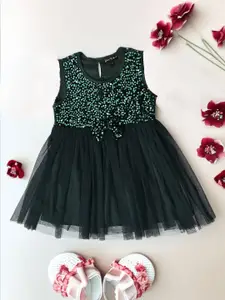 Bella Moda Girls Sequence Fit & Flare Dress