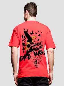 ADRO Men Typography Printed T-shirt