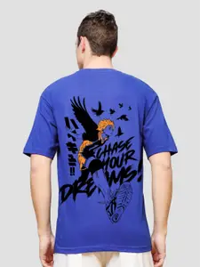 ADRO Men Printed Applique T-shirt