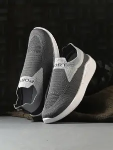 port Men Textile Running Non-Marking Shoes