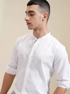 HIGHLANDER Men Opaque Striped Casual Shirt