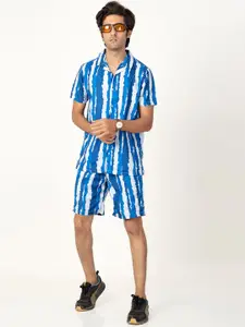 Gavin Paris Printed Short Sleeves Shirt & Shorts