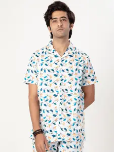 Gavin Paris Printed Short Sleeves Shirt & Shorts